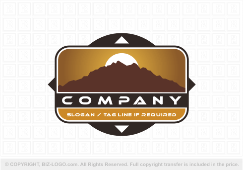 Logo 7212: Golden Mountain Logo