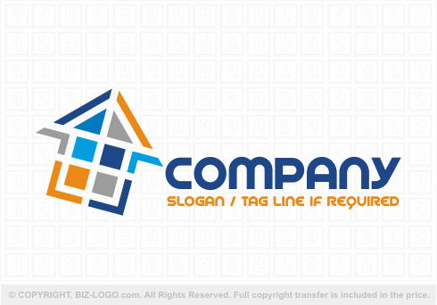 Logo 7030: Leaning House Logo