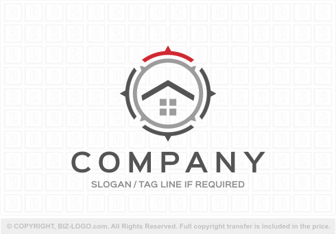 Logo 7033: Realty Compass Logo Design