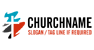 Colorful Cross Church Logo