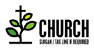 Creative Cross and Tree Logo