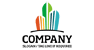 Colorful Building Construction Logo