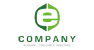 Leaves Letter E Logo