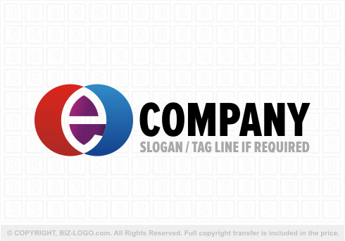 Logo 8325: 3D Letter E Logo