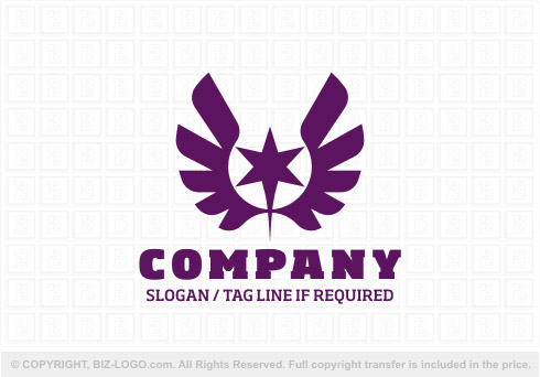 Logo 8031: Purple Eagle Logo