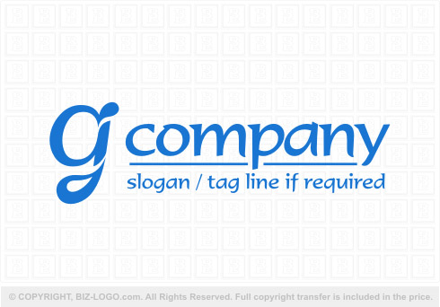 Logo 8355: Stylish Letter G Logo