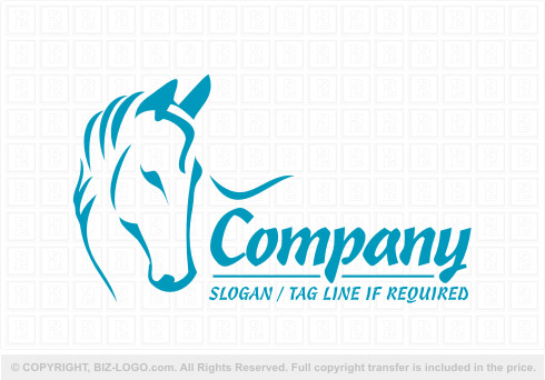 Logo 7661: Elegant Horse Logo 2