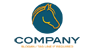 Horse Head Orange Logo