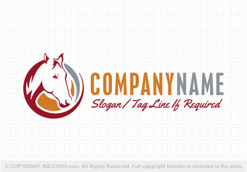 Logo 8334: Charming Horse Logo