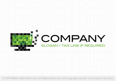 8083: IT Pixel Screen Logo