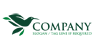 Green Bird Landscape Logo