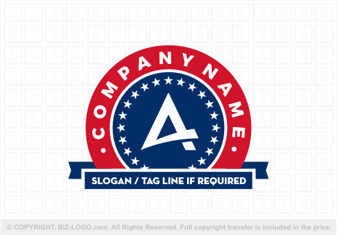 Logo 7935: American Letter A Logo