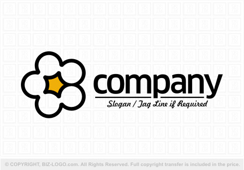 Logo 8049: Flower Letter C Logo