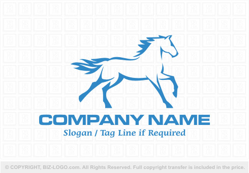 Logo 7997: Sketch Horse Logo