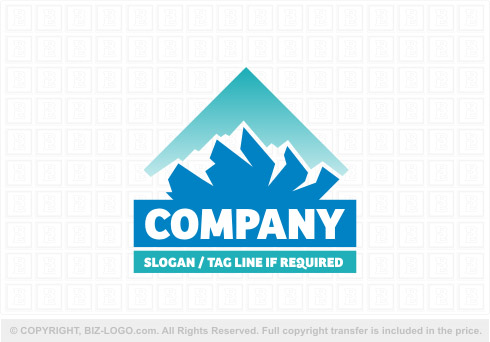 Logo 8165: Unique Mountain Logo
