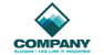 Diamond Shape Mountain Logo