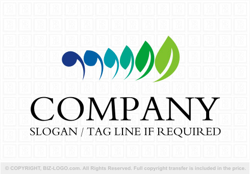 Logo 7970: Comma to Leaf Logo