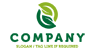 Yin Yang Plant Logo