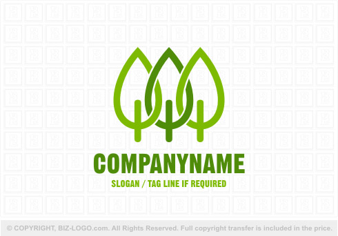 Logo 7497: Tree Chain Logo