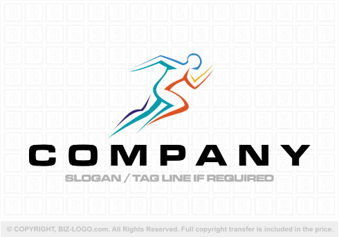 Logo 7959: Running Man Logo 2