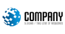 Hi Tech Globe Computer Logo
