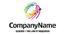 Spinning Connected Dots Logo<br>Watermark will be removed in final logo.
