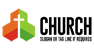 Catchy Green And Orange Church Logo
