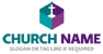 3D Box Church Logo<br>Watermark will be removed in final logo.