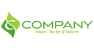 Green Leaf Letter C Logo<br>Watermark will be removed in final logo.