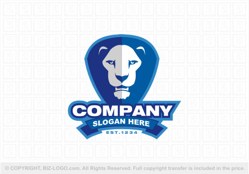 8525: Lion Crest Logo