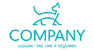 Modern Cat Logo<br>Watermark will be removed in final logo.