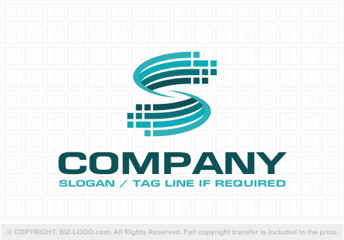 Logo 8420: IT Letter S Logo