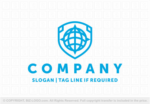 Logo 8558: Badge Compass Travel Logo