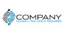 Unique Connected Dots Computer Logo