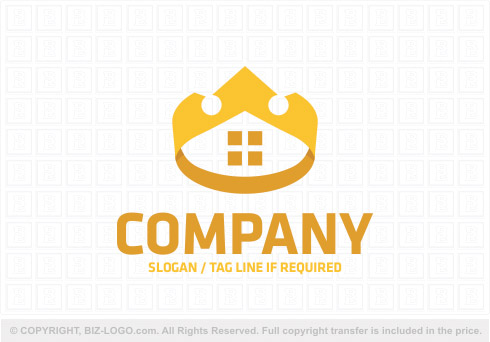 Logo 8692: Golden Crown Construction Logo