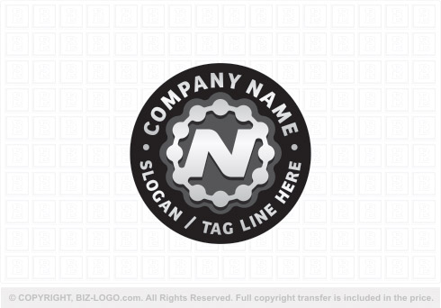 Logo 8711: Chain Letter N Logo 