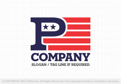 Logo 8737: Bold Letter P Logo