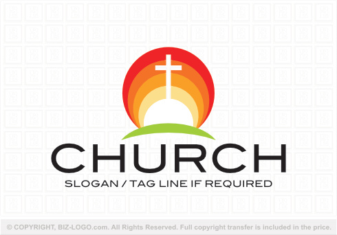 8796: Bright Sunrise Church Logo