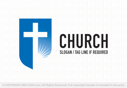 8804: Sunrise Shield Church Logo