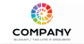 Colorful Spiral Shell Logo