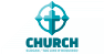 Blue Compass Cross Church Logo