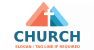 Moder Triangle Cross Church Logo