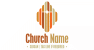 Modern Abstract Church Logo<br>Watermark will be removed in final logo.