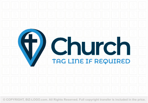 Logo 9127: Interesting Church Logo