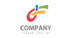 Colorful Letter F Logo
