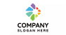 Colorful Abstract Computer Logo<br>Watermark will be removed in final logo.