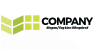 Green 3D Construction Logo<br>Watermark will be removed in final logo.