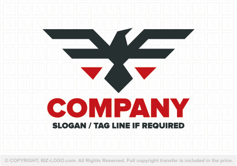 Logo 8935: Striking Eagle Logo