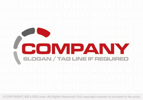 Logo 8815: Red And Grey Tachometer Logo