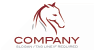 Simple, Modern Horse Logo 
